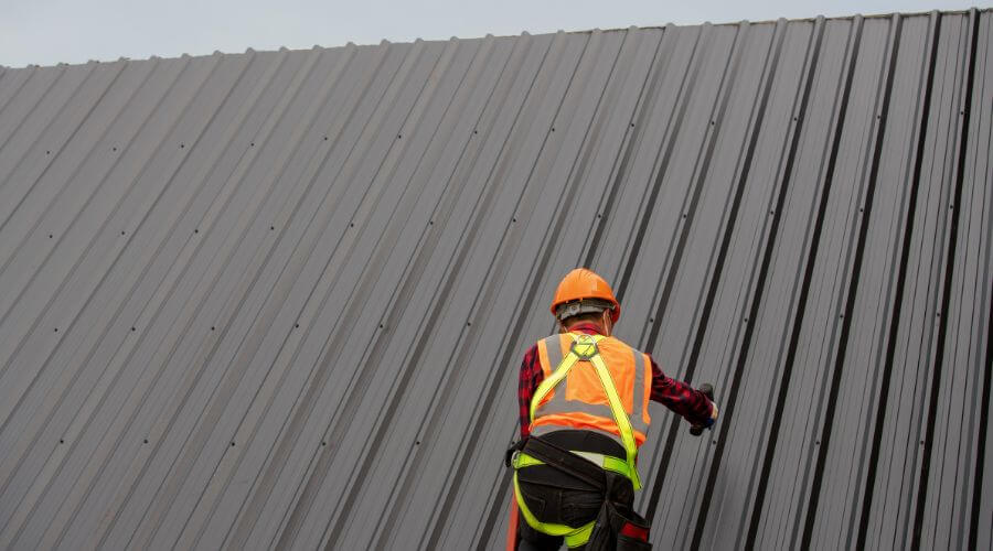 Professional metal roof installation services in West Point, AR